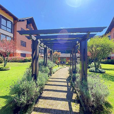 Aconchegante Apto 3 Dorm. Com Piscina Aquecida Gramado Exterior foto