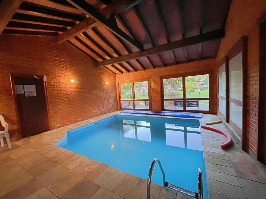 Aconchegante Apto 3 Dorm. Com Piscina Aquecida Gramado Exterior foto