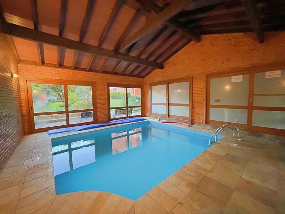 Aconchegante Apto 3 Dorm. Com Piscina Aquecida Gramado Exterior foto